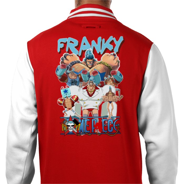 One Piece - Franky Theme 4 Varsity Jacket