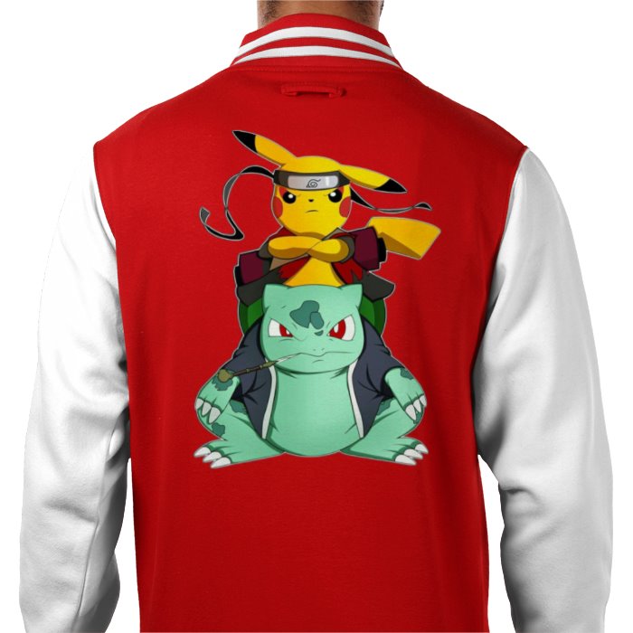 Pokémon & Naruto - Poke Ninjas Varsity Jacket