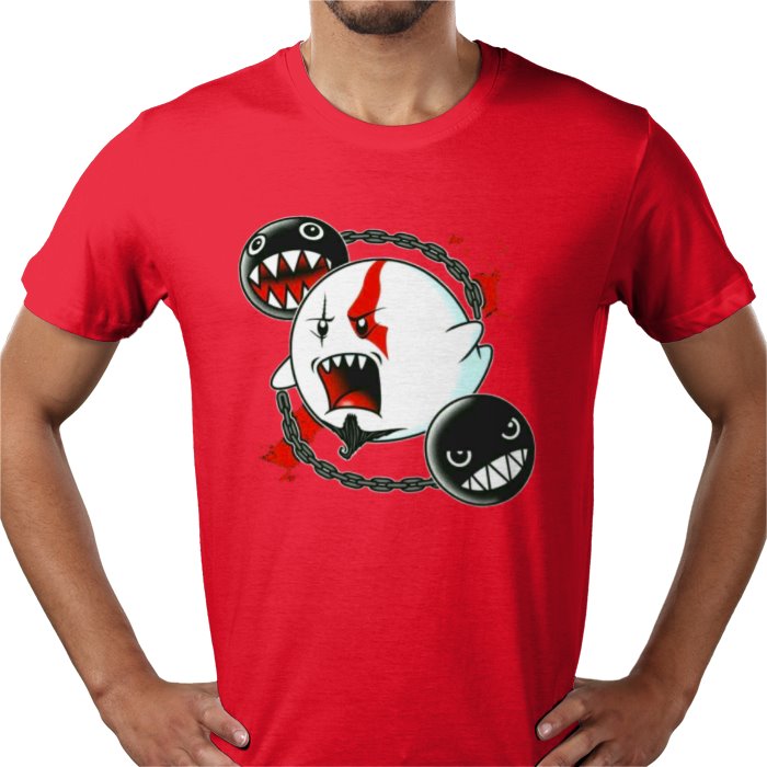 Super Mario x God Of War - Ghost Of War T-Shirt
