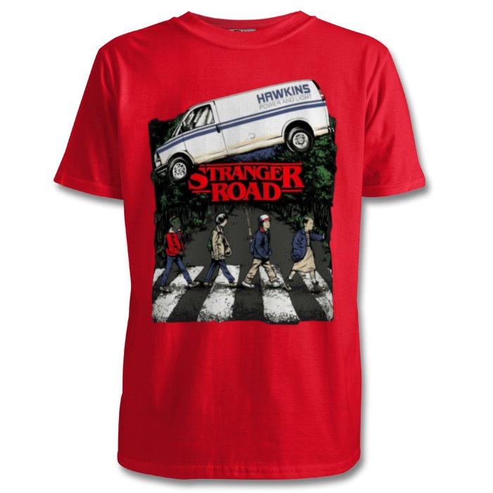 Stranger Things & The Beatles - Abbey Road T-shirt