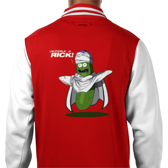 Rick & Morty & Dragonball Z - Piccallo Rick v2 Varsity Jacket