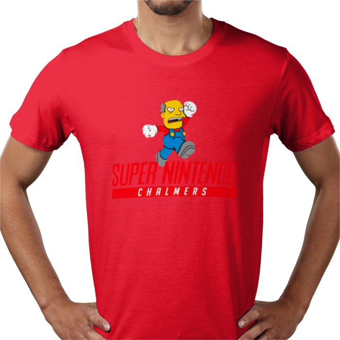 Nintendo x Super Mario Bro's x The Simpsons - Super Nintendo Chalmers T-shirt