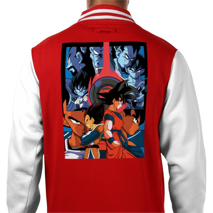 Dragon Ball Z - Saiyan Theme 3 Varsity Jacket