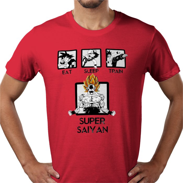 Dragonball Z - Eat Sleep Train T-shirt