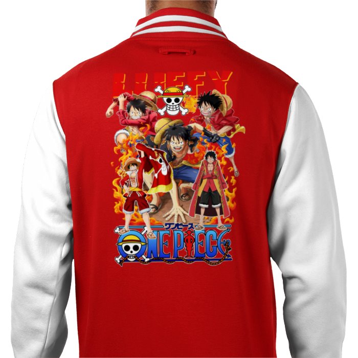 One Piece - Luffy Theme 2 Varsity Jacket