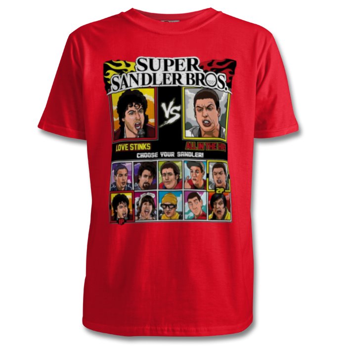 Super Smash Bro's & Adam Sandler - Super Sandler Bro's T-shirt