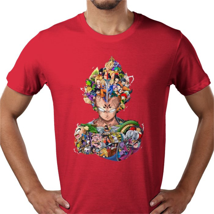 Dragon Ball Z - Vegeta Collage T-Shirt
