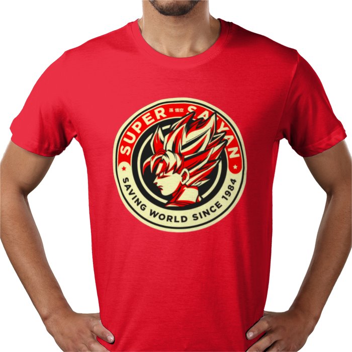 Dragonball Z - Goku Badge T-shirt