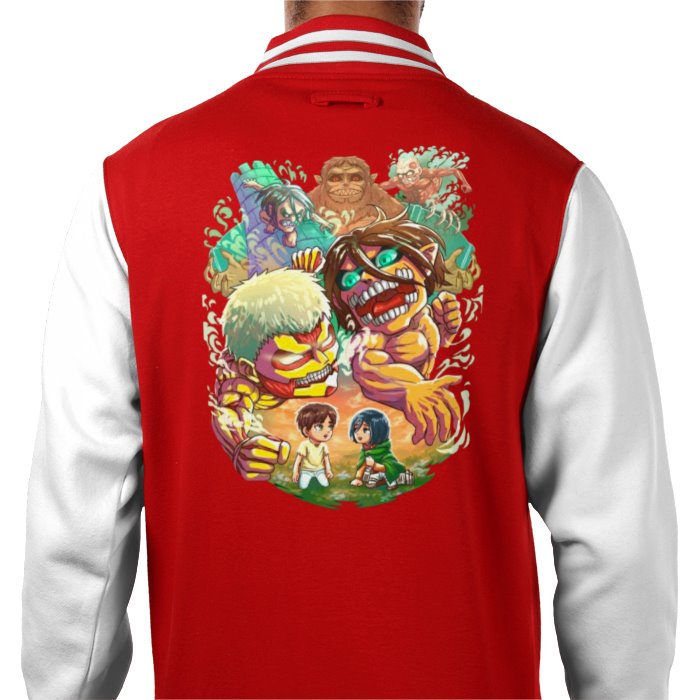 Attack On Titan - Theme 4 Varsity Jacket