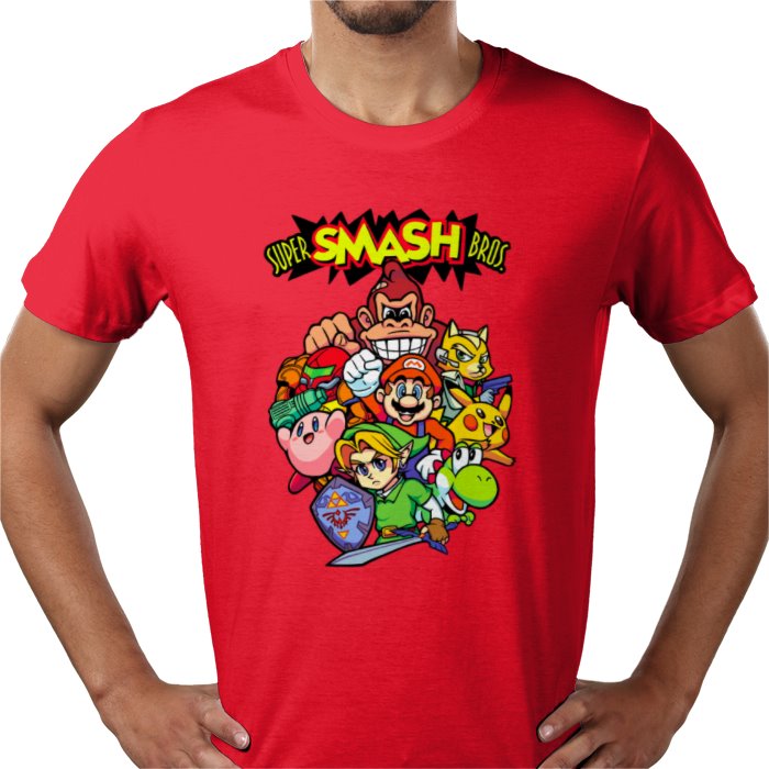Super Smash Bros - Collage T-shirt