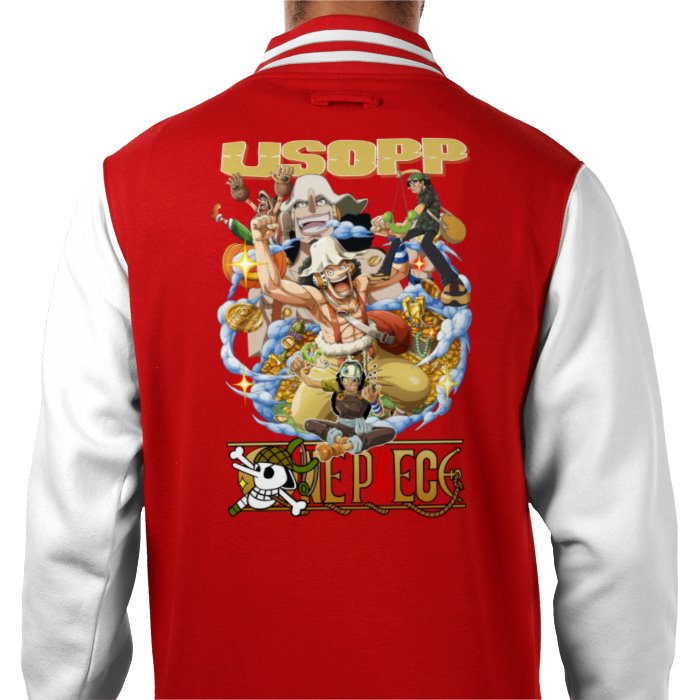 One Piece - Usopp Theme 1 Varsity Jacket