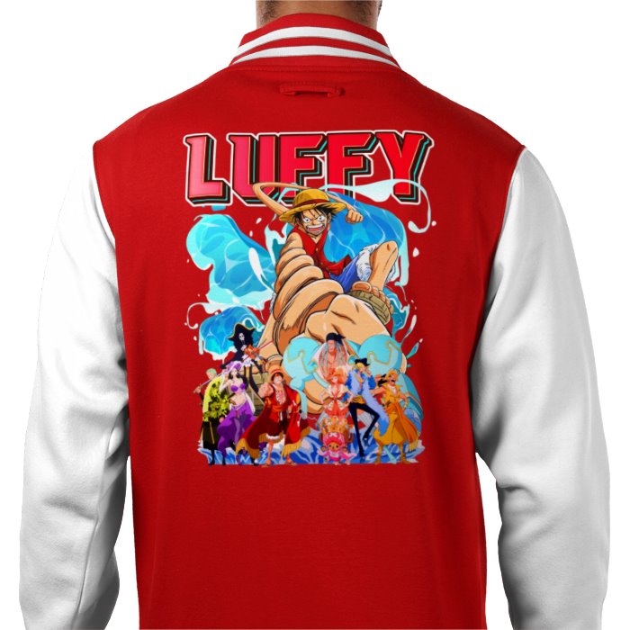 One Piece - Luffy Theme 3 Varsity Jacket