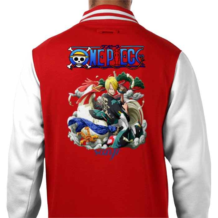 One Piece - Sanji Theme 2 Varsity Jacket