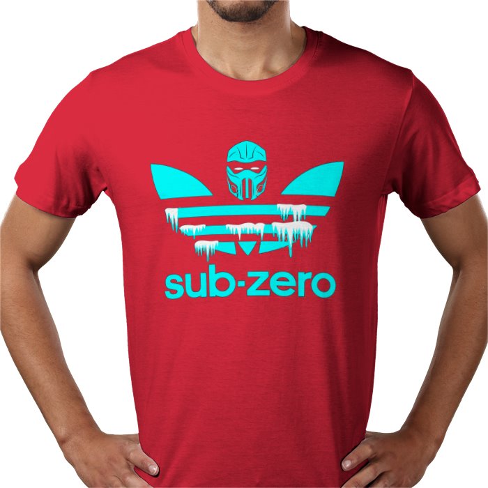 Mortal Kombat x Adidas — Sub-Zero Theme T-Shirt