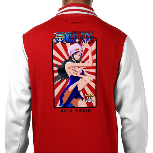 One Piece - Nico Robin Theme 1 Varsity Jacket