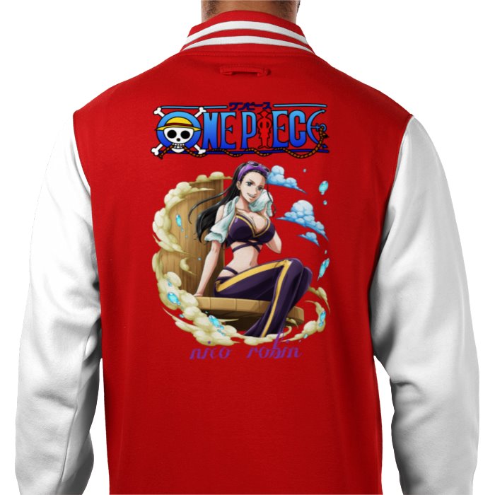 One Piece - Nico Robin Theme 3 Varsity Jacket