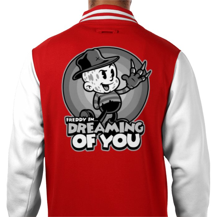 Looney Tunes & A Nightmare On Elm Street - Dreaming Of You Varsity Jacket