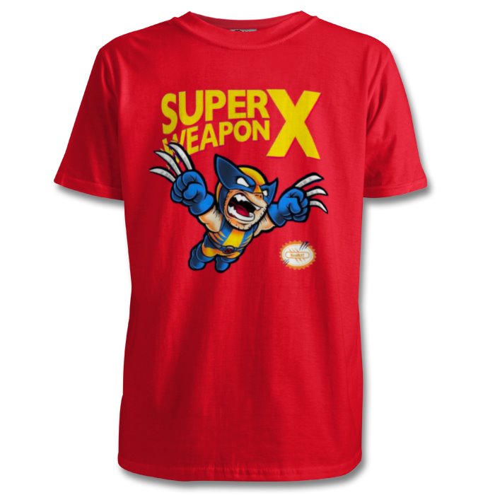 Super Mario Bro's & Wolverine - Super Weapon X T-shirt