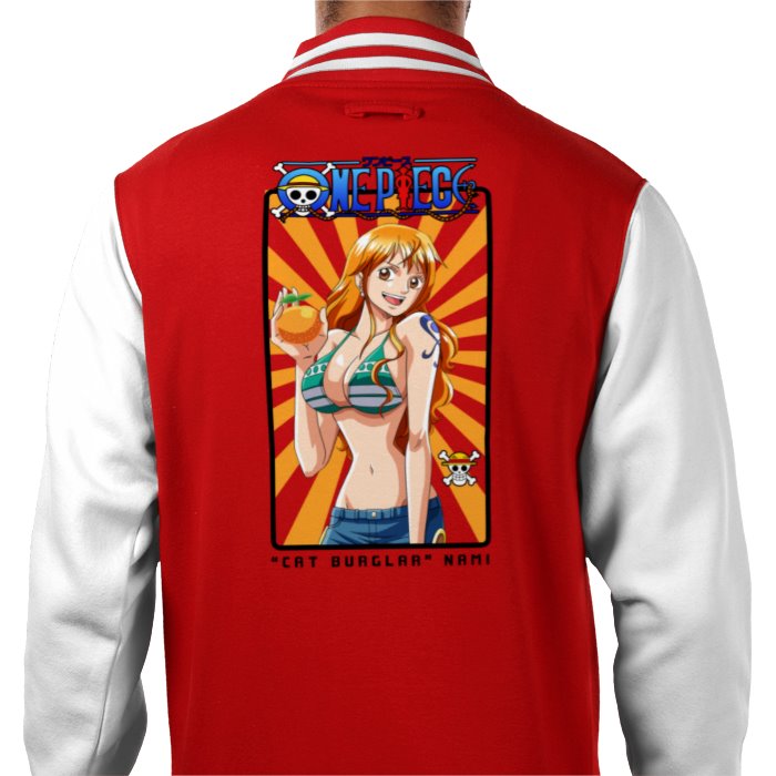 One Piece - Nami Theme 3 Varsity Jacket