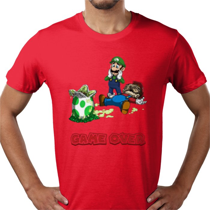 Super Mario x Aliens - Xeno Egg Game Over T-shirt