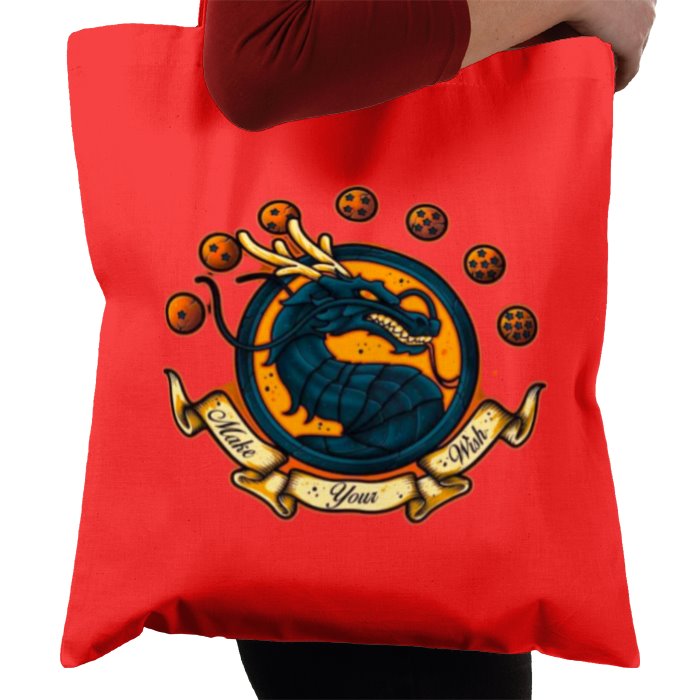 Dragonball Z x Mortal Kombat - Make Your Wish Tote Bag
