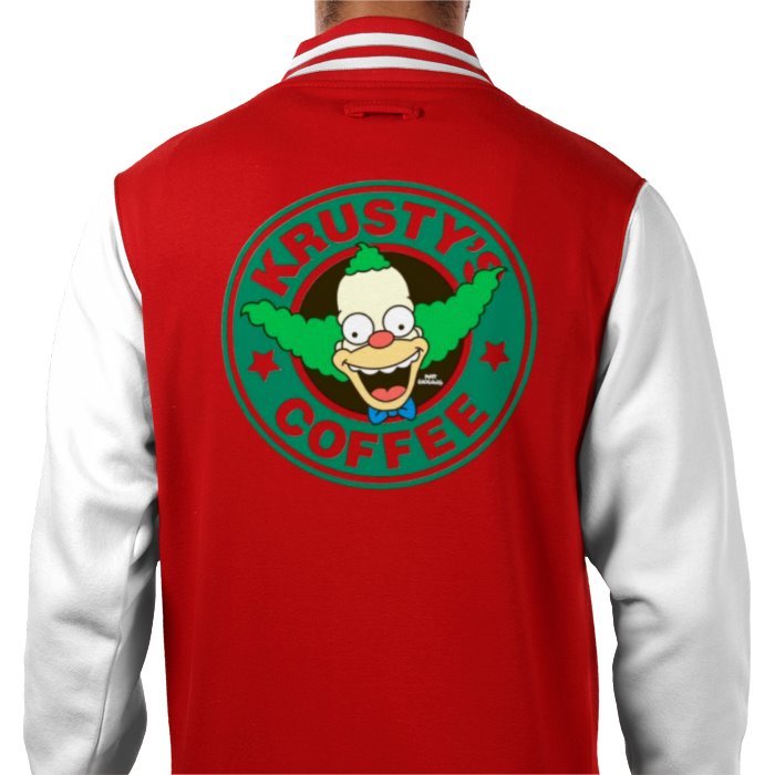 The Simpsons - Krusty's Coffee Varsity Jacket