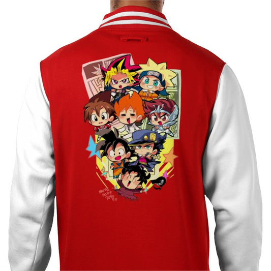 Anime - Collage 1 Varsity Jacket