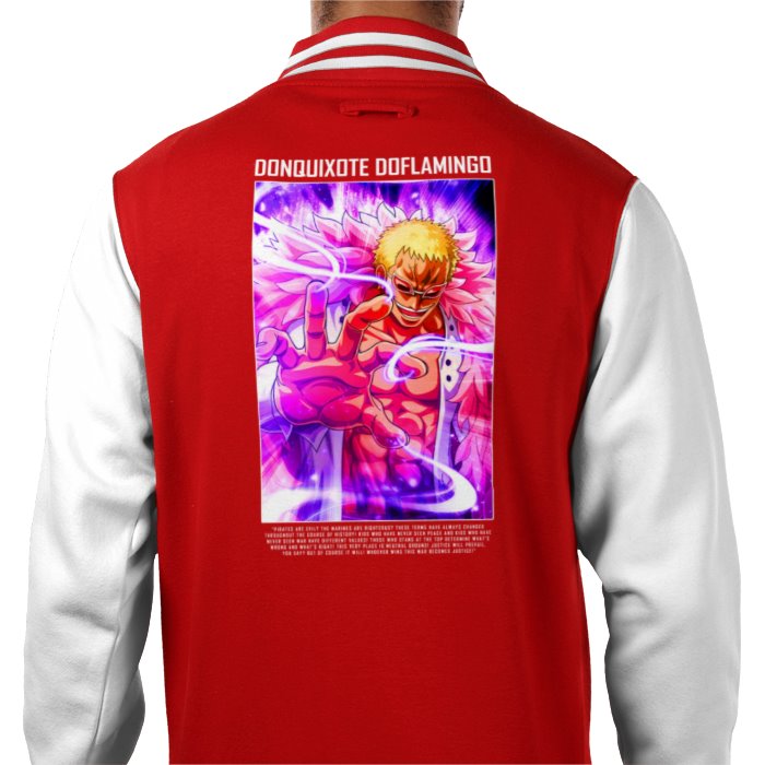 One Piece - Doflamingo Theme 1 Varsity Jacket