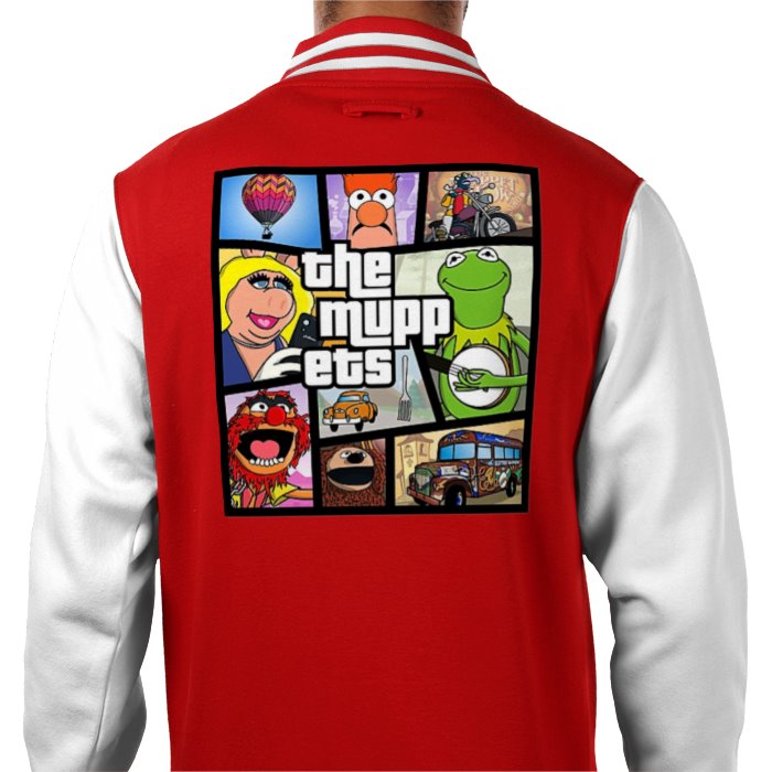 The Muppets & Grand Theft Auto - Grand Theft Auto Style Varsity Jacket