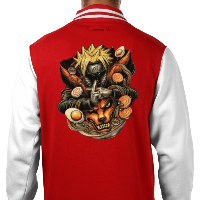 Naruto - 9 Tails Ramen Varsity Jacket