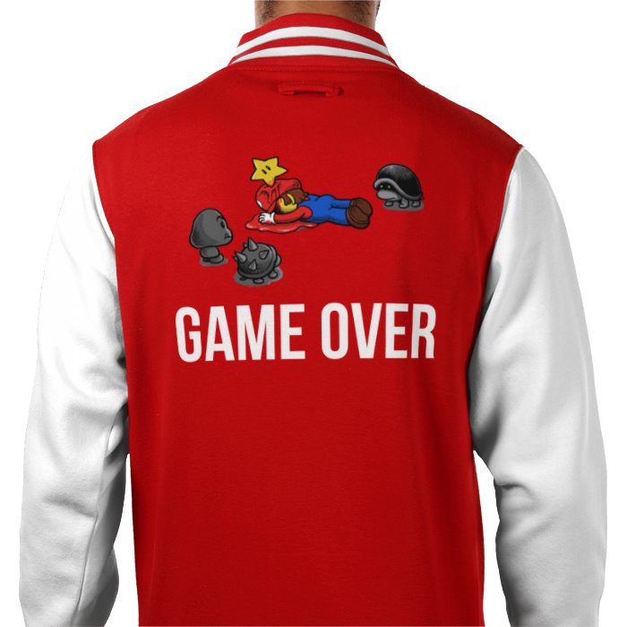 Super Mario Bro's - Game Over Varsity Jacket