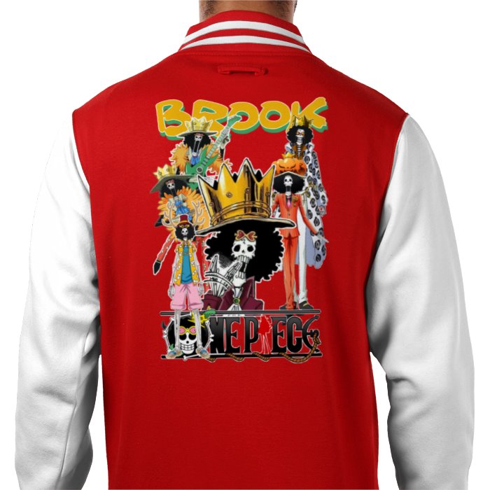 One Piece - Brook Theme 2 Varsity Jacket