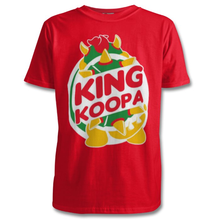 Super Mario Bro's & Burger King - King Koopa T-shirt