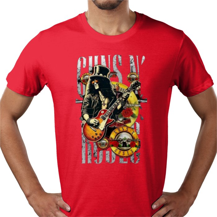 Guns And Roses Theme 1 T-Shirt