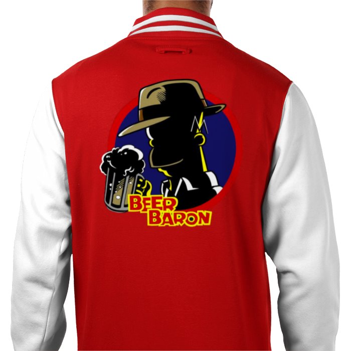 The Simpsons & Dick Tracey - Beer Baron Varsity Jacket