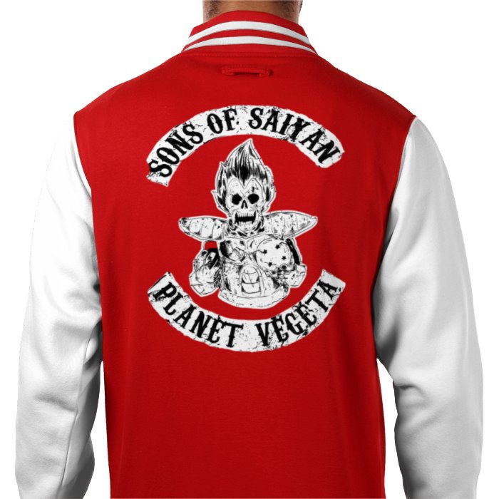 Dragon Ball Z & Sons Of Anarchy - Sons Of Saiyan Varsity Jacket