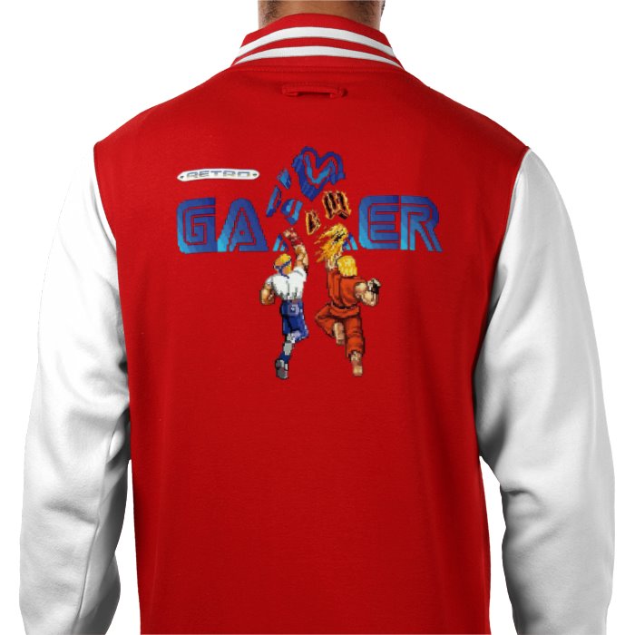 Street Fighter & Sega - Retro Gamer Varsity Jacket