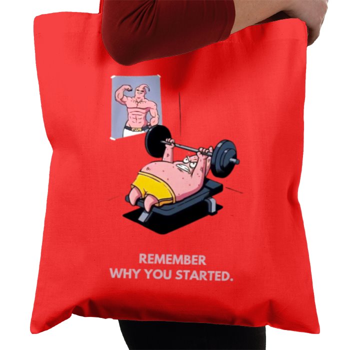 Dragonball Z x SpongeBob Square Pants - Why We Started Tote Bag
