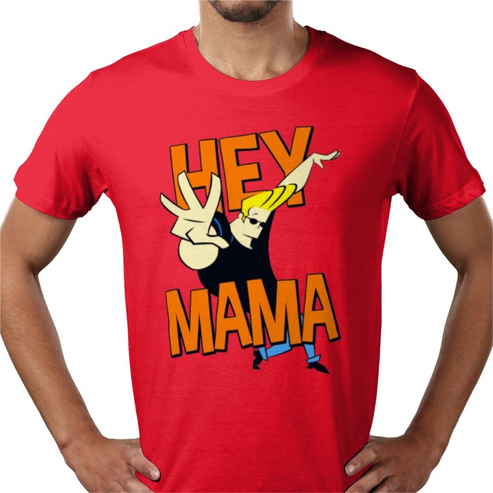 Johnny Bravo Hey Mama T-shirt