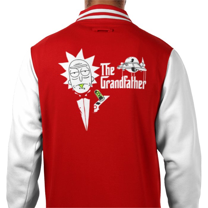 Rick & Morty & The Godfather - The Grandfather Varsity Jacket