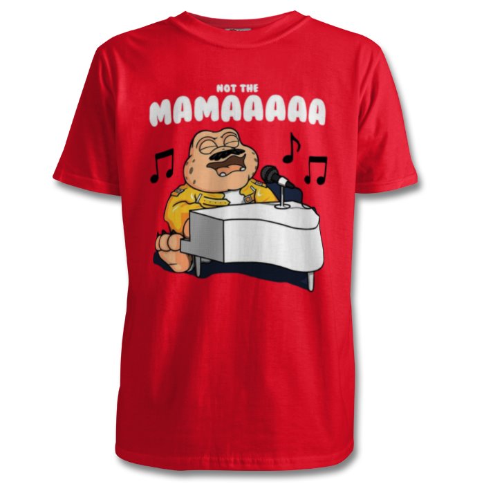 Dinosaurs & Freddy Mercury - Not The Mama T-shirt