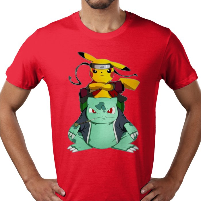 Pokémon & Naruto - Poke Ninjas T-shirt