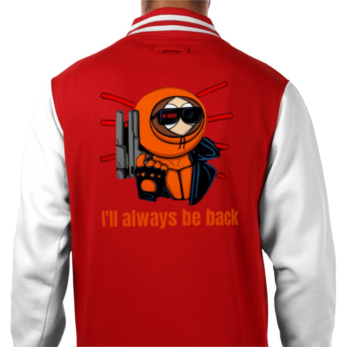 South Park & Terminator - I'll Always Be Back Varsity Jacket