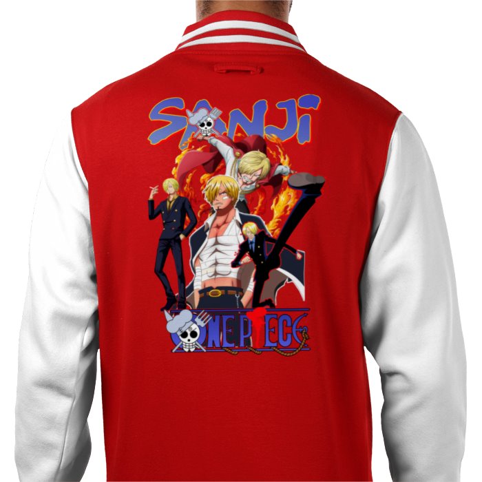 One Piece - Sanji Theme 3 Varsity Jacket