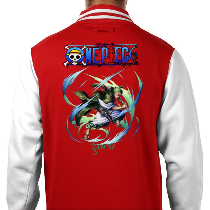 One Piece - Zorro Theme 4 Varsity Jacket