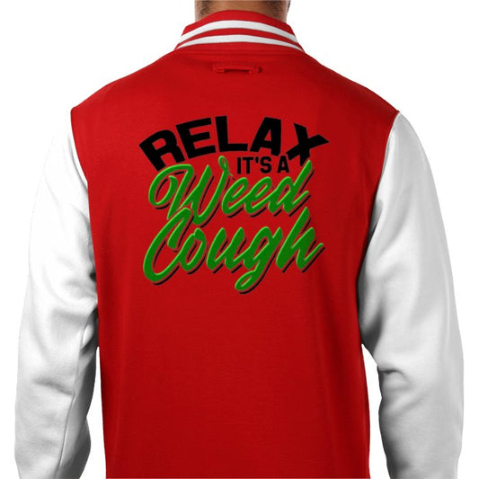 Weed Cough Varsity Jacket