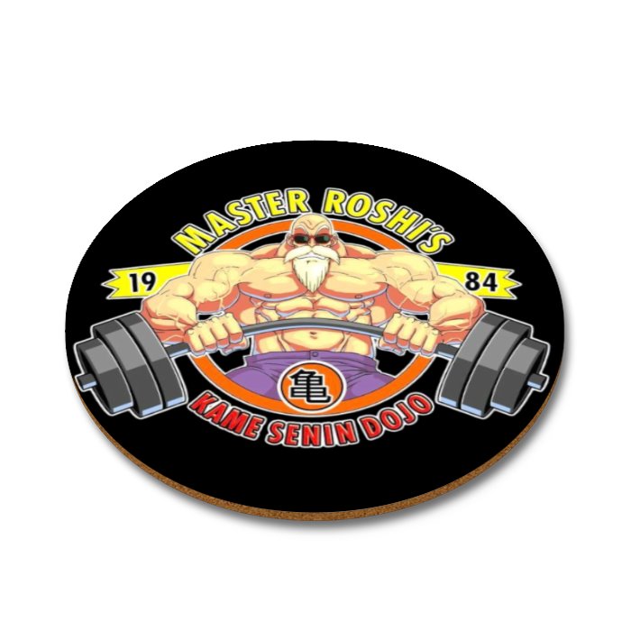Dragonball Z - Roshi's Gym Round Coasters