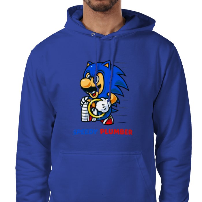 Super Mario x Sonic - Speedy Plumber Value Hoodie