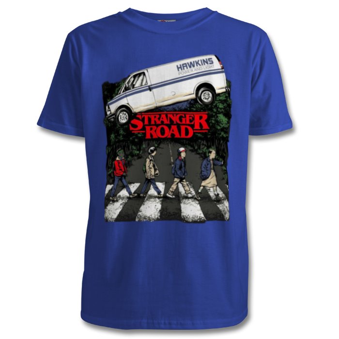 Stranger Things & The Beatles - Abbey Road T-shirt