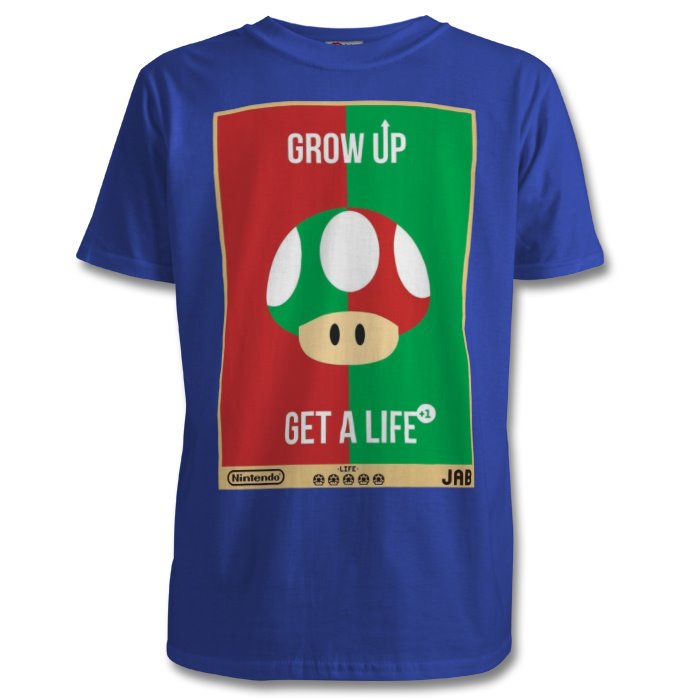 Super Mario Bro's - Get A Life T-shirt